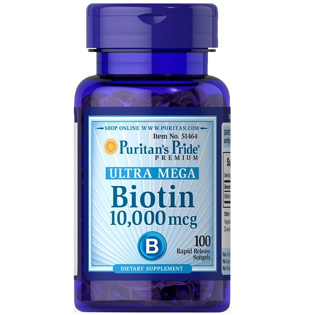 Ultra Mega Biotina Mcg Softgels Puritan S Pride