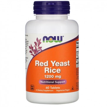 RED YEAST RICE EXTRACT 1200MG 60 TABS Now NOW