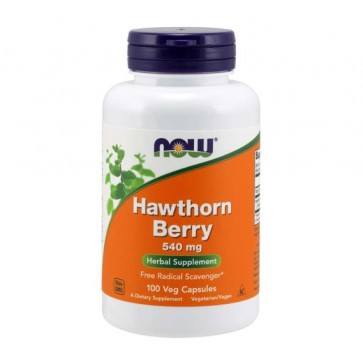 Hawthorn Berry 540mg 100vcaps NOW Foods NOW