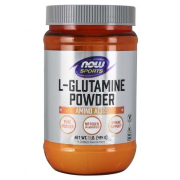 Glutamina Powder 454g NOW Foods NOW