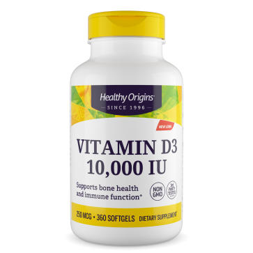 Vitamina D3 10.000 360s HEALTHY Origins Healthy Origins