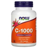Vitamina C-1000 (100 cápsulas) - Now Foods