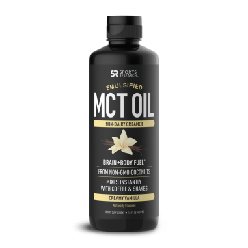 Emulsified MCT OIL Vanilla Sports Research Liquido