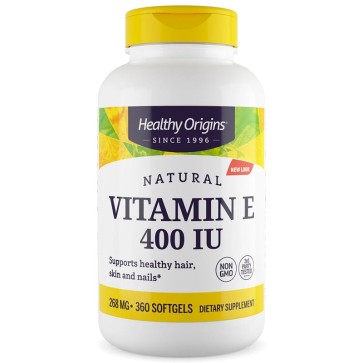 E-400 IU 360 Softgels HEALTHY Origins