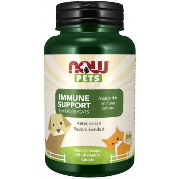 Immune Support Chewable Tablets for Dogs & Cats Now foods Pets NOW