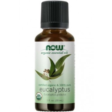 ORGANIC EUCALYPTUS OIL   1oz NOW Foods NOW Essential Oils