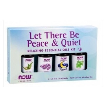 LET THERE BE PEACE & QUIET EO RELAXING KIT NOW Foods NOW Essential Oils