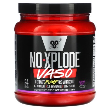 BSN, No-Xplode VASO, Ultimate Pump Pre-Workout, 1.11 lb (504 g) BSN