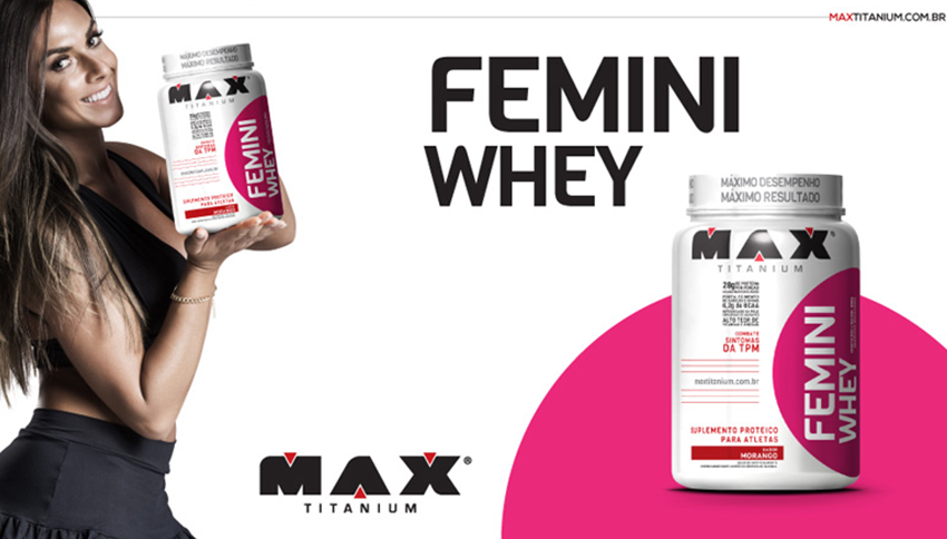 Femini Whey G Max Titanium Envio Imediato